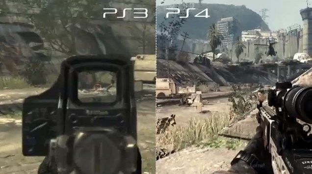 PS3 vs PS4 - Call of Duty Ghosts