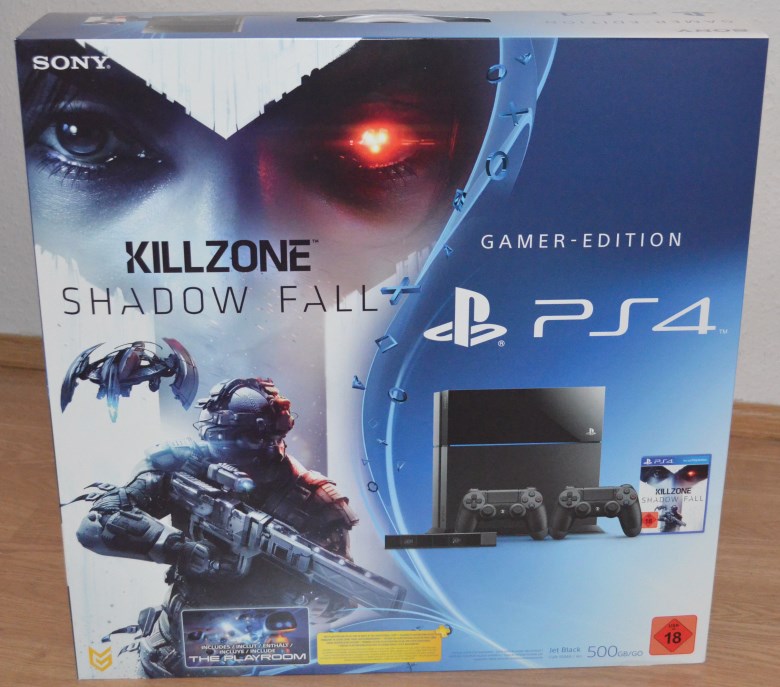 PS4 Bundle mit 2 Controllers, Killzone: Shadow Fall und Kamera