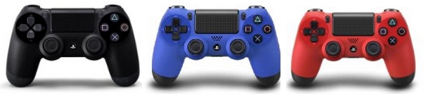 Farben des Dualshock 4 Controllers