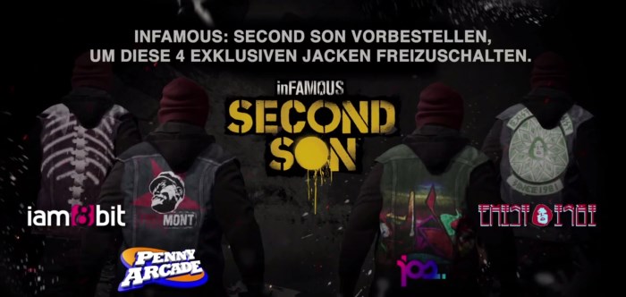 inFamous Second Son - Vorbesteller Boni