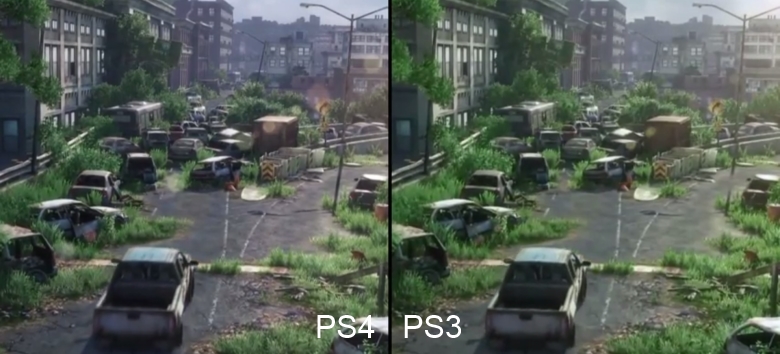 The Last od US PS4 gegen PS3 Grafik